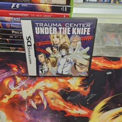 Trauma Center Under the Knife (Nintendo DS, 2005) CIB +Manual +Inserts TESTED
