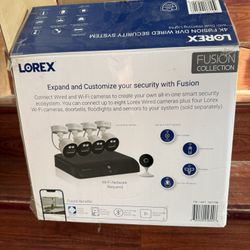 lorex 4k fusion dvr wired security system