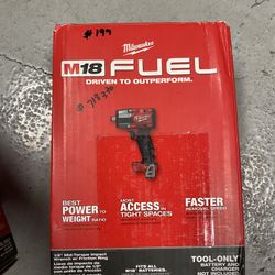 Milwaukee M18 FUEL Gen-2 18V Lithium-Ion Brushless Cordless Mid Torque 1/2 in. Impact Wrench w/Friction Ring (Tool-Only)