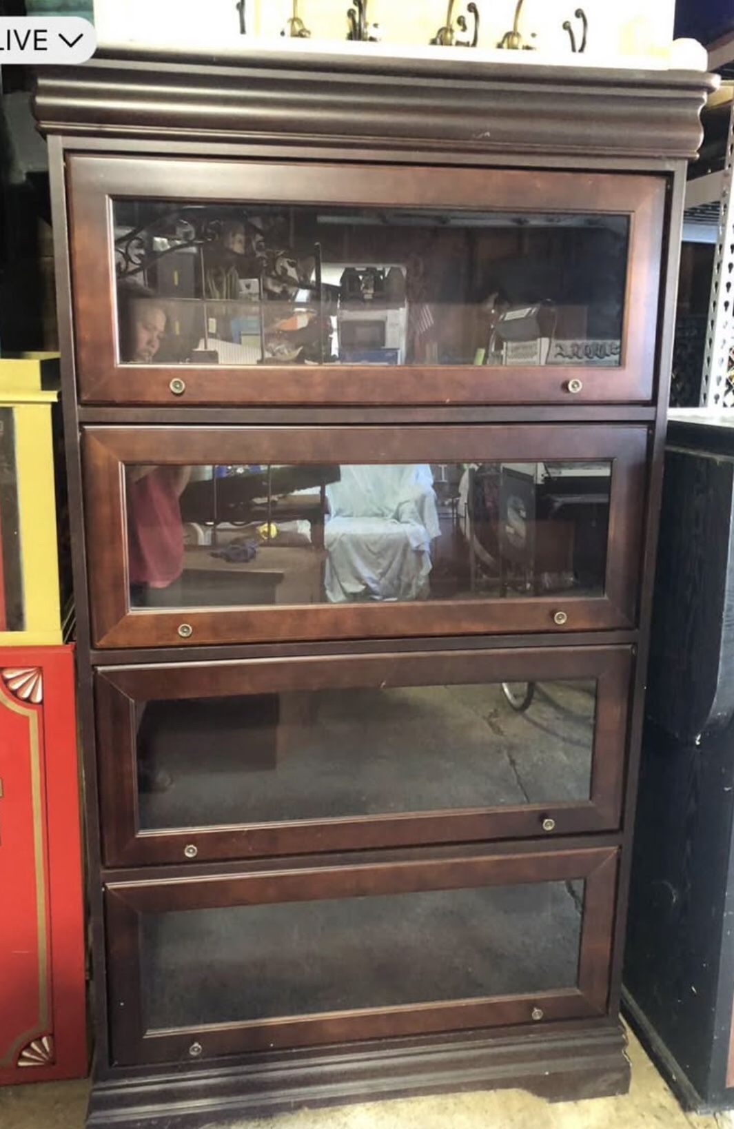 Heavy Glass Bookshelf 