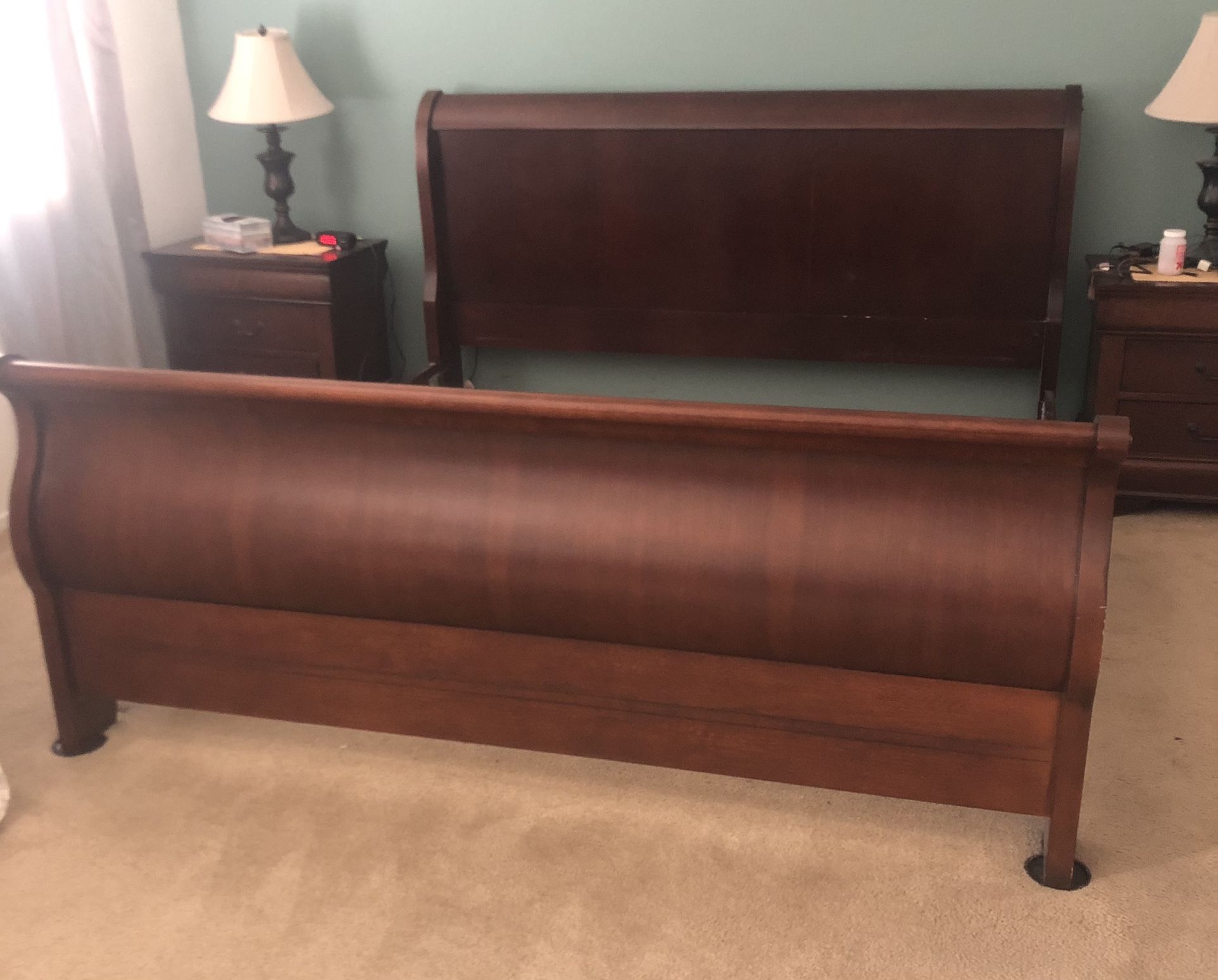 King Size Sleigh Bed Frame