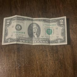 2 Dollar Bill
