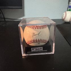 Brandon Marsh signed baseball