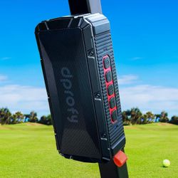 Pro Portable Magnetic Bluetooth Golf Speaker Wireless Waterproof IPX6/Shockproof 3rd Generation Magnetic Golf Speakers for Golf Cart 24Hour Battery Go