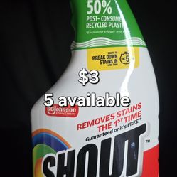 Shout stain remover