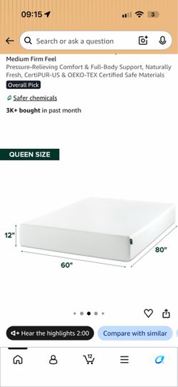 Free Queen Size Mattress Medium Firm 12 Inch