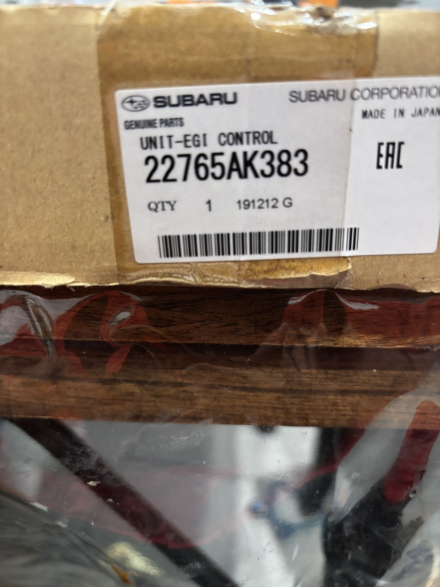 2017 Subaru WRX ECM 22765AK383