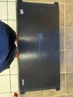 Rockville dB16 mono car amplifier 8000 Watt peak power and 2000 Watt RMS at 2 ohms.