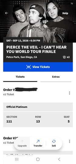 Pierce The Veil - I Can't Hear You World Tour Finale - Petco Park Stadium - San Diego, CA - 9.12.26