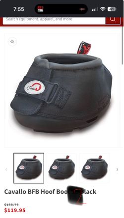 Cavallo BFB Hoof Boot 25 Black