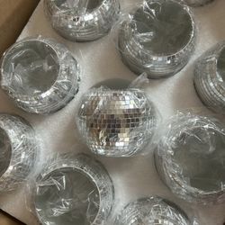 Mirror Ball Vases 