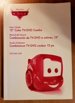 Disney Pixar Cars Lightning Mcqueen Tv Dvd Combo Television For Sale In Tampa Fl Offerup