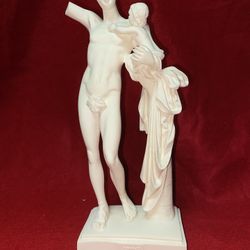 Vintage 9.5 Inch Greek Ermes Figurine Imported From Greece