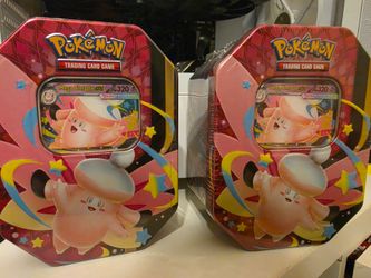 Mega Moonlit Tin: Mega Clefable EX factory sealed