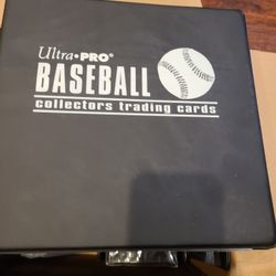 7 Ultra Pro Baseball Binders With 75 Inserts