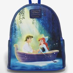 Disney Ariel The Little Mermaid Love Valentines Day Backpack 