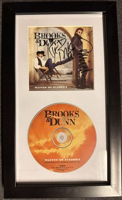 Brooks & Dunn Autographed CD Framed 