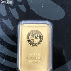 10 Gram Perth Gold Bar 