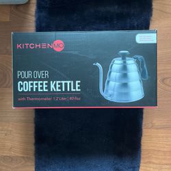 Kitchen MO  Pour Over Coffee Kettle. 40 Fl Oz