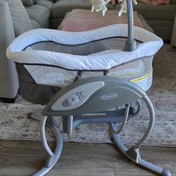 Graco DuoGlider Bassinet Swing (Percy) – All Parts Included