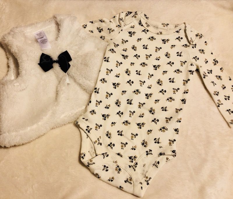 Baby girl cloths $5 each tops worn once rest washed but never worn