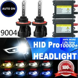 Hid conversion lights- Led headlight light kit - any ride Chevy Tahoe Silverado Denali gmc 2 dodge neon ram - any headlight bulb