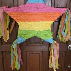 Brand New Rainbow Star Pinata