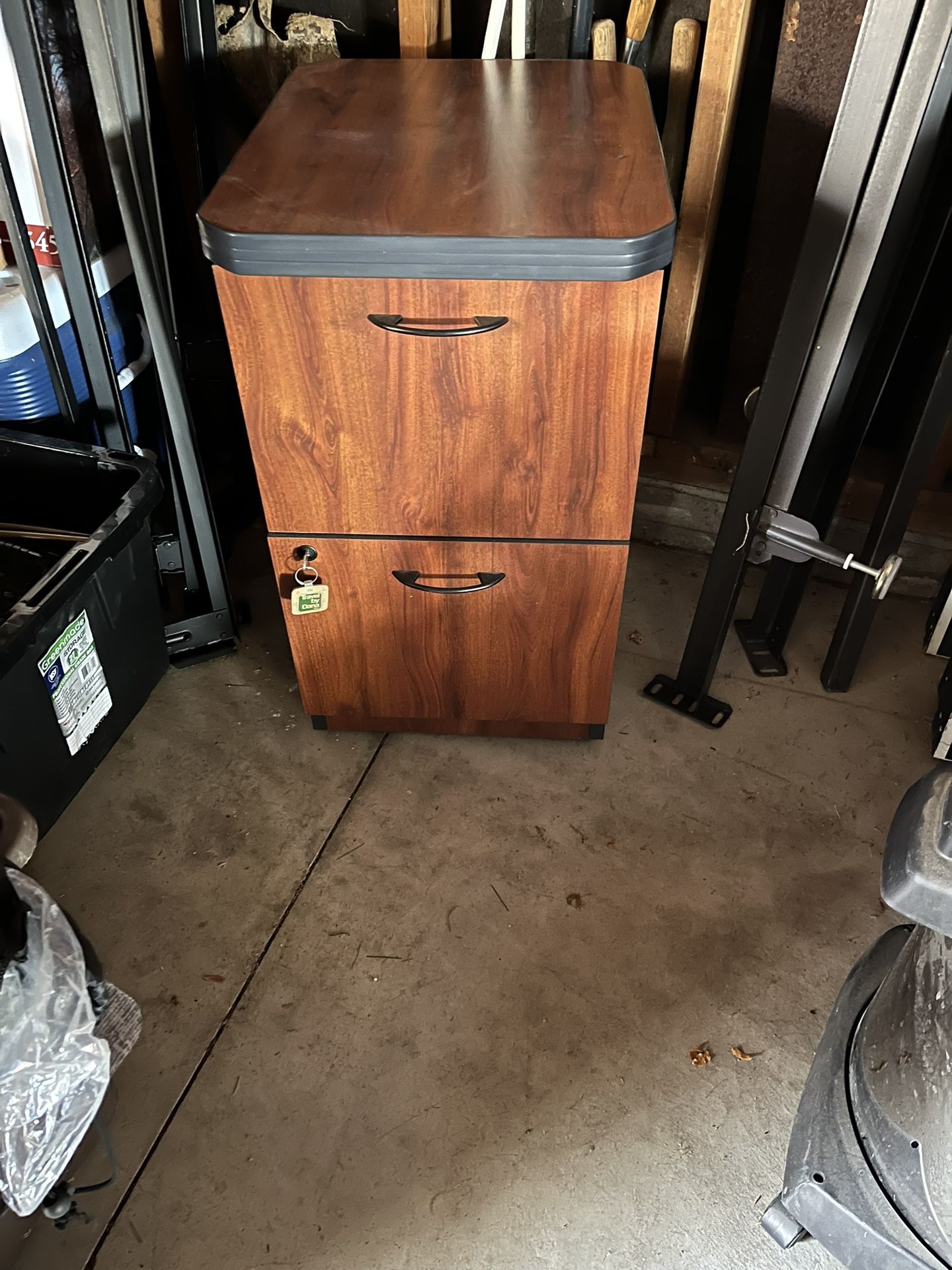 Solid Wood File Cabinet No Scratches