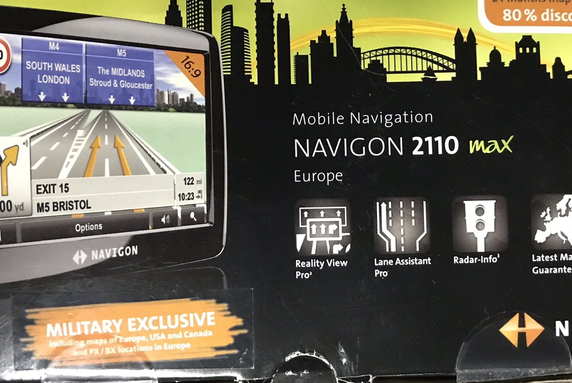 Navigon 2110 max Navigationssystem Europa ,Canada Y