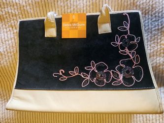 Debra McGuire Stylemaker Embroidered Handbag – New/Unused – Rare Statement Bag
