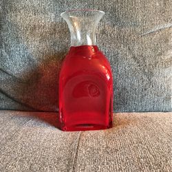 Colored Glass Vase-9” Tall
