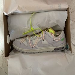Off-white Lot 12 Nike Dunks 11.5
