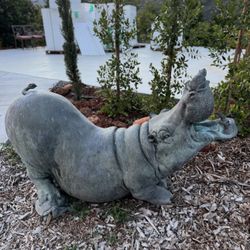 Life Size Bronze Hippo 