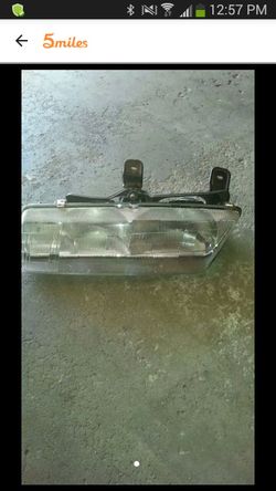 1991 Saturn left side headlight