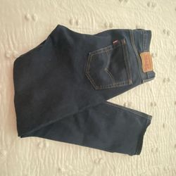 Men Virtually New Levis  Dark Blue Slim Fit Jeans 