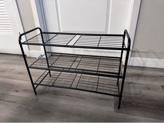 Shoe racks black