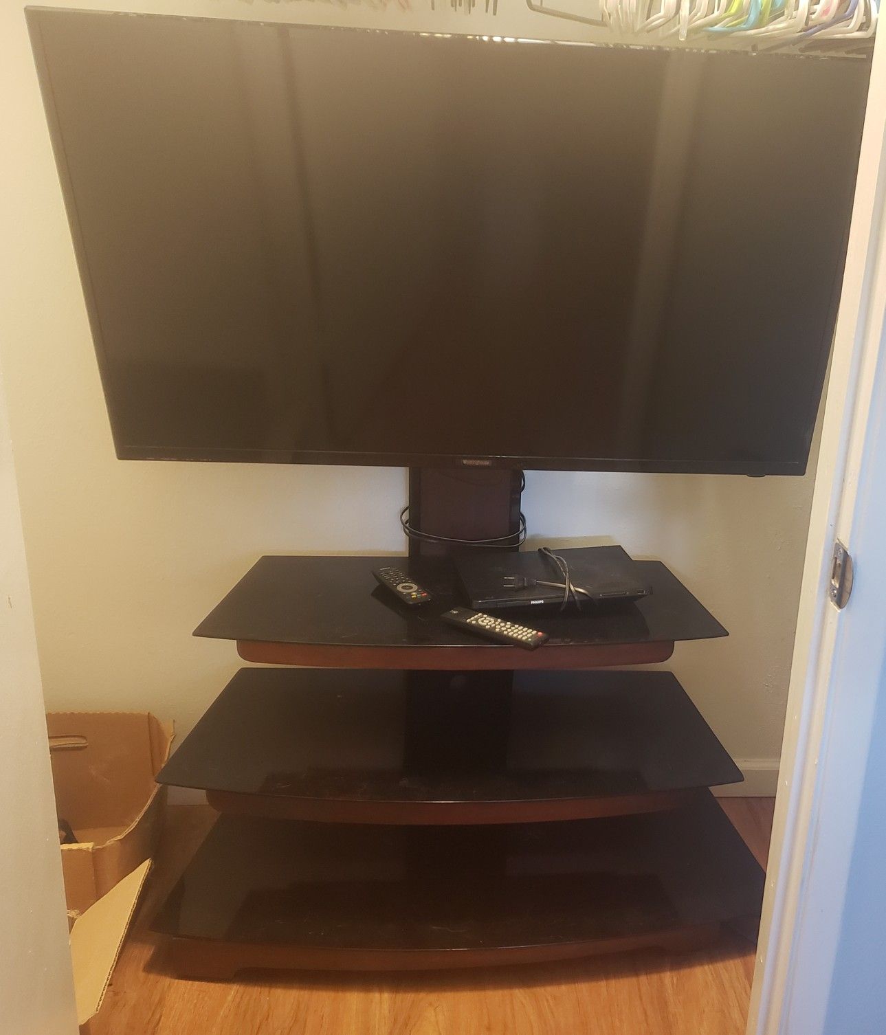 50" TV, Stand & DVD player