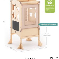 Guidecraft Classic Kitchen Helper Toddler Tower