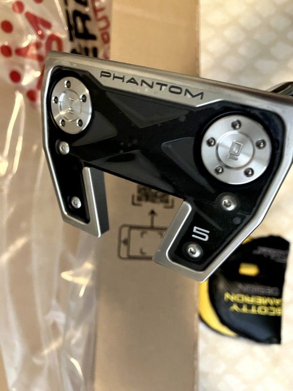 Scotty Cameron 2022 Phantom X5 Putter, NIB, with Head Cover; RH; Pistolero+ Grip.