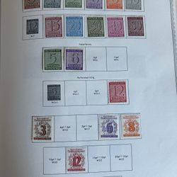 Germany 🇩🇪 Soviet zone – western Saxony collection of mint condition stamps issued 1945