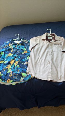 Boys Short Sleeve Button-Up Shirts
