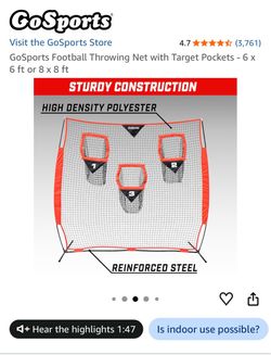 Gosports Football Throwing Net