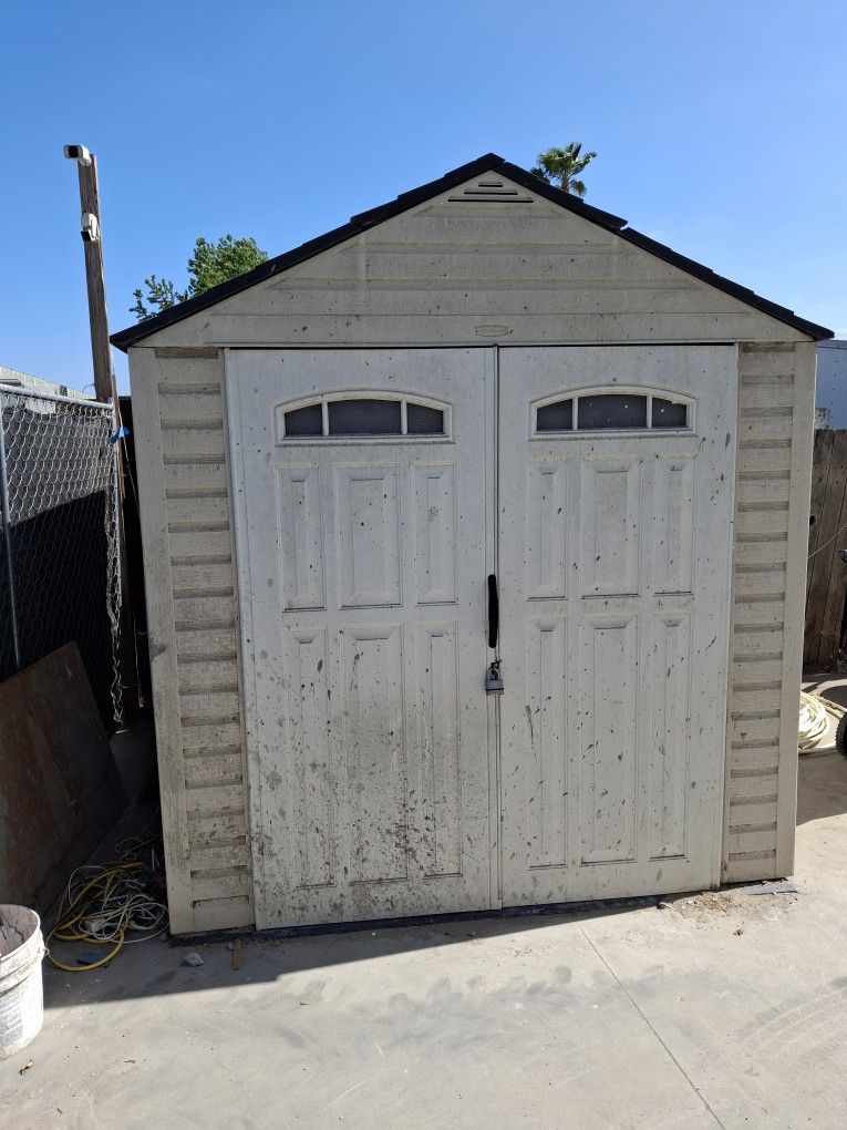 7x7 Plastic Resin Storage Shed