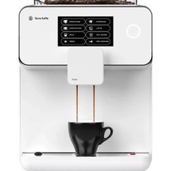Terra Kaffe Espresso Machine, TK-01, Includes Frother - White