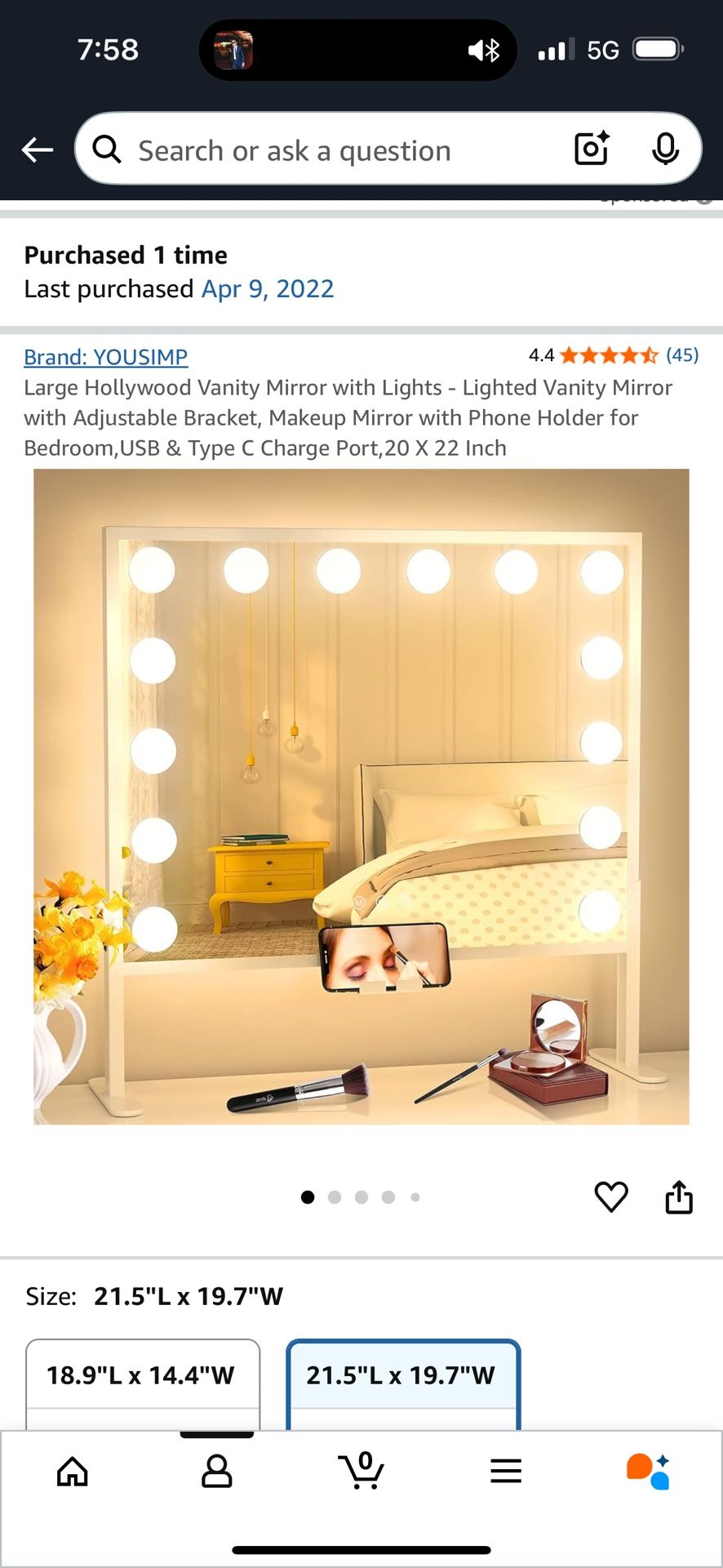Vanity Mirror