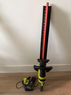 Ryobi Hedge Trimmer with 18 V(4AH) Battery and Charger
