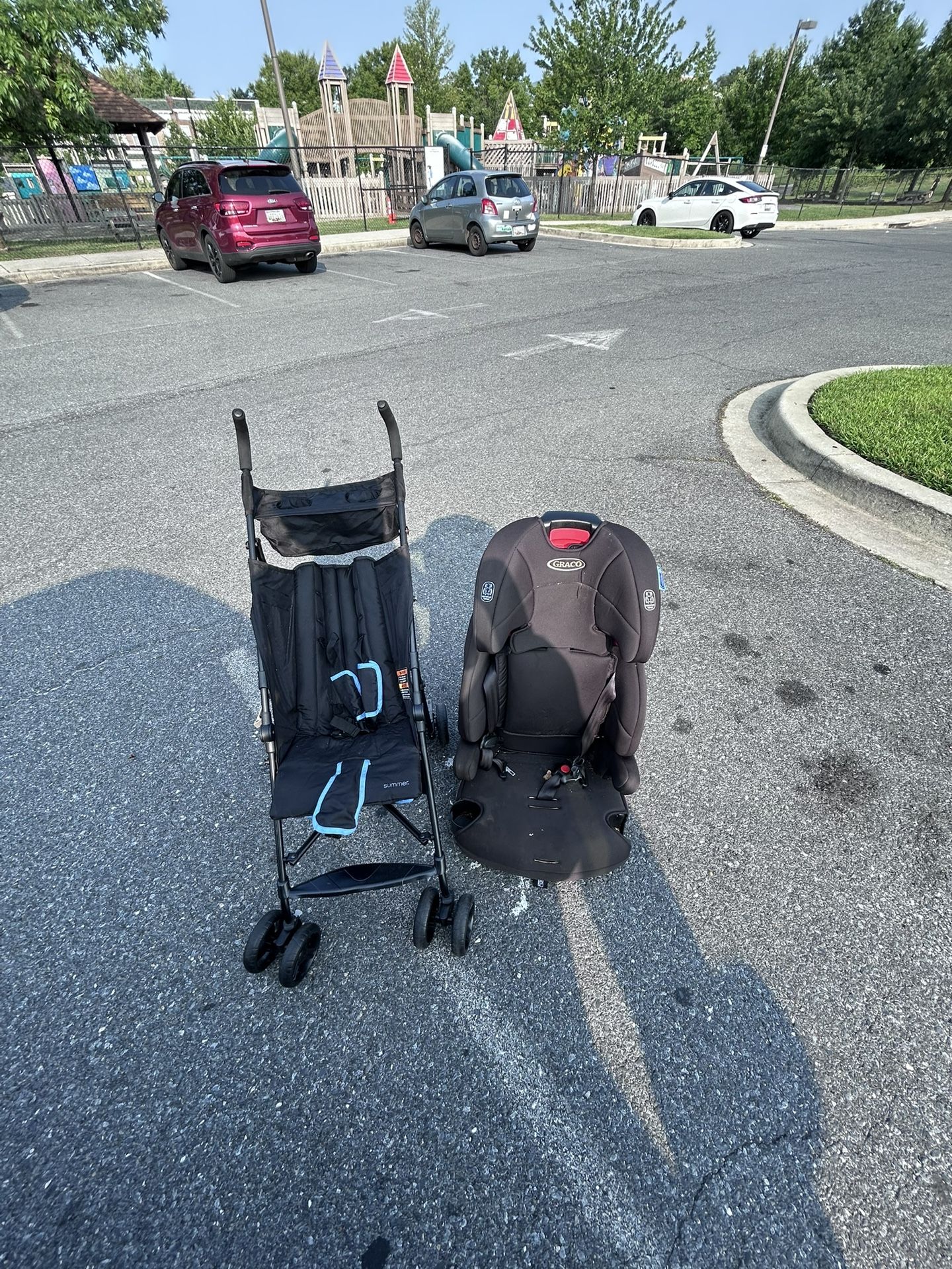 Stroller and car seat