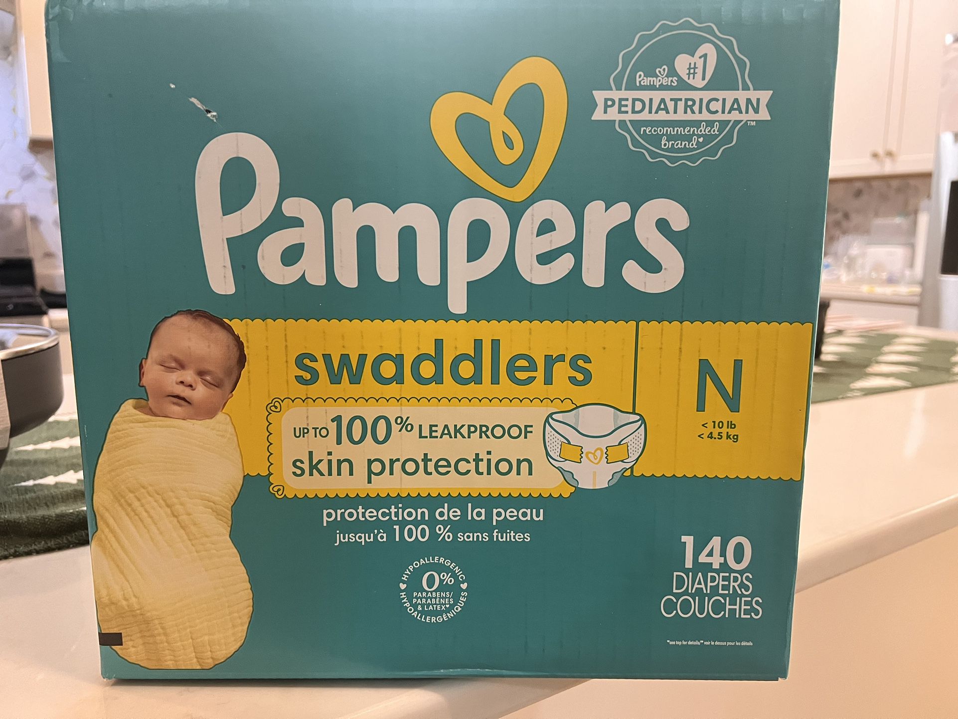 Pampers swaddles 