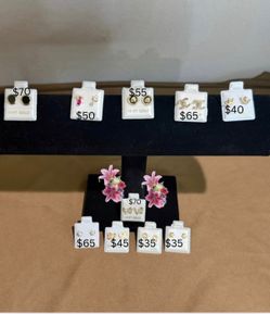 Assorted 10k and 14k earrings