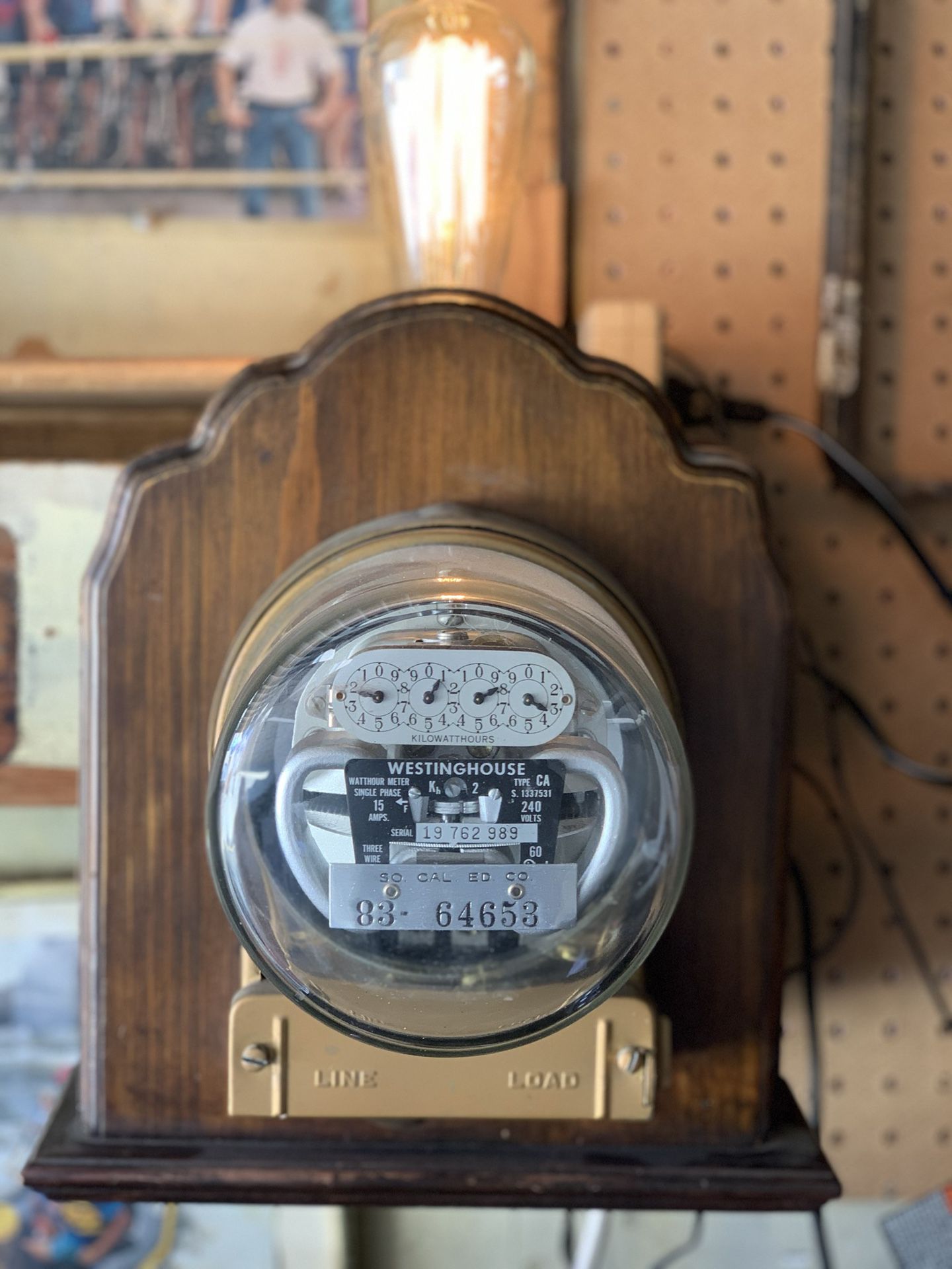 Rare Vintage Edison Light